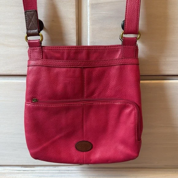 Fossil Morgan Traceler Bag in Hot Pink - Picture 3 of 6